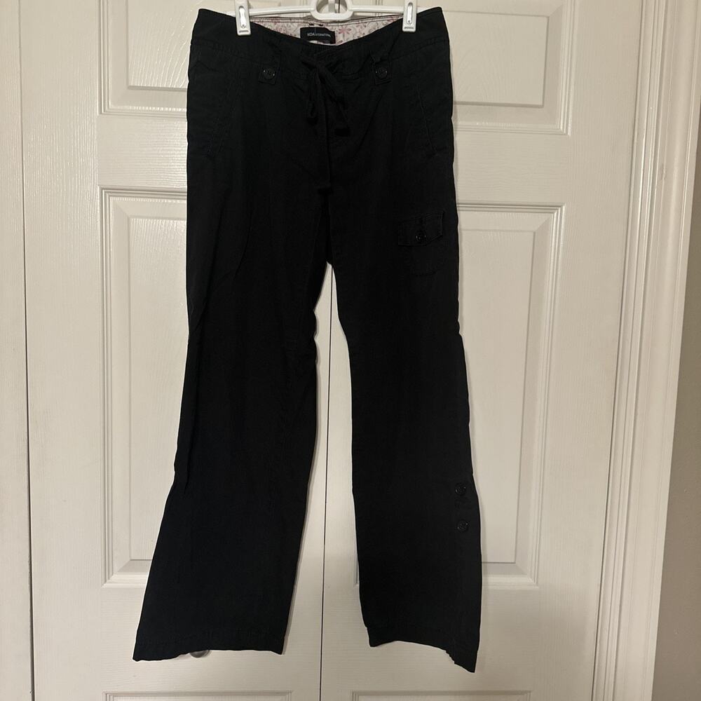 Victoria’s Secret Moda International Women’s Black Cargo Pants Size 2 - Vintage